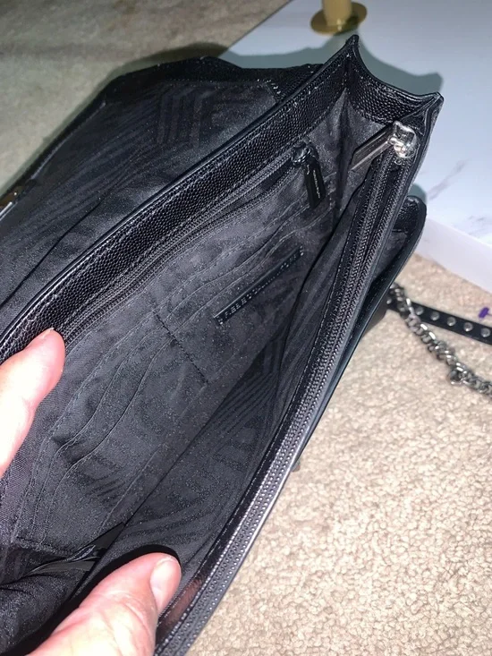 Rebecca Minkoff Black Quilted Crossbody with Silver Hardware - Picture 9 of 13